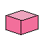 pinkish 3d cube